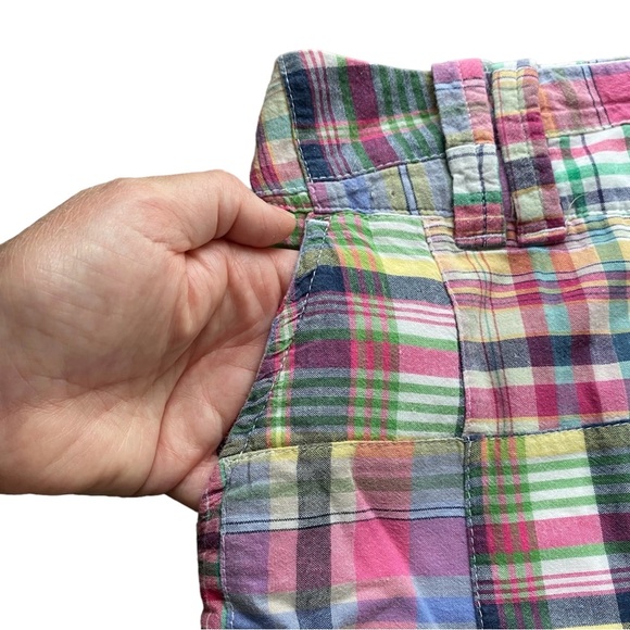 Tommy Hilfiger Pink Preppy Plaid Quilted Patchwork Skirt Size 12 - Picture 4 of 7